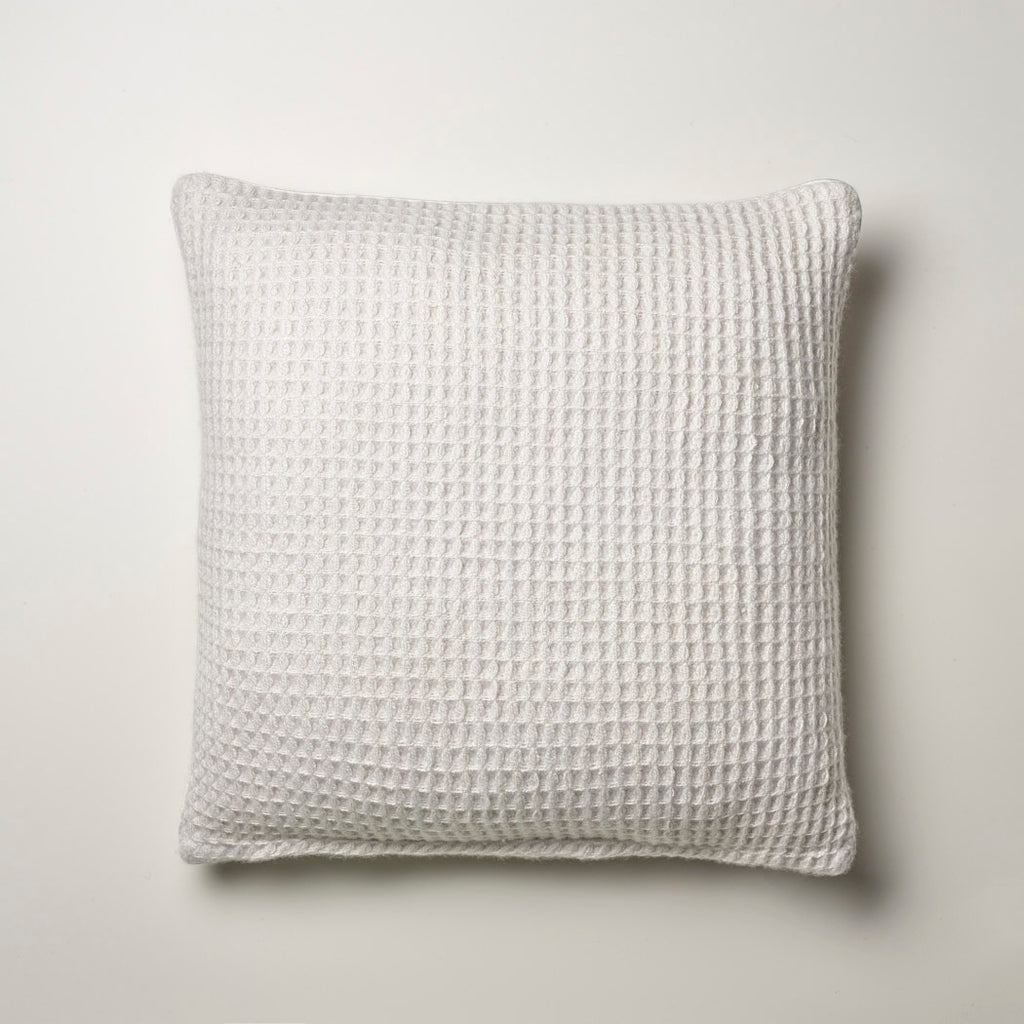 CASHMERE PILLOW WAFFLE WEAVE · ICEWHITE
