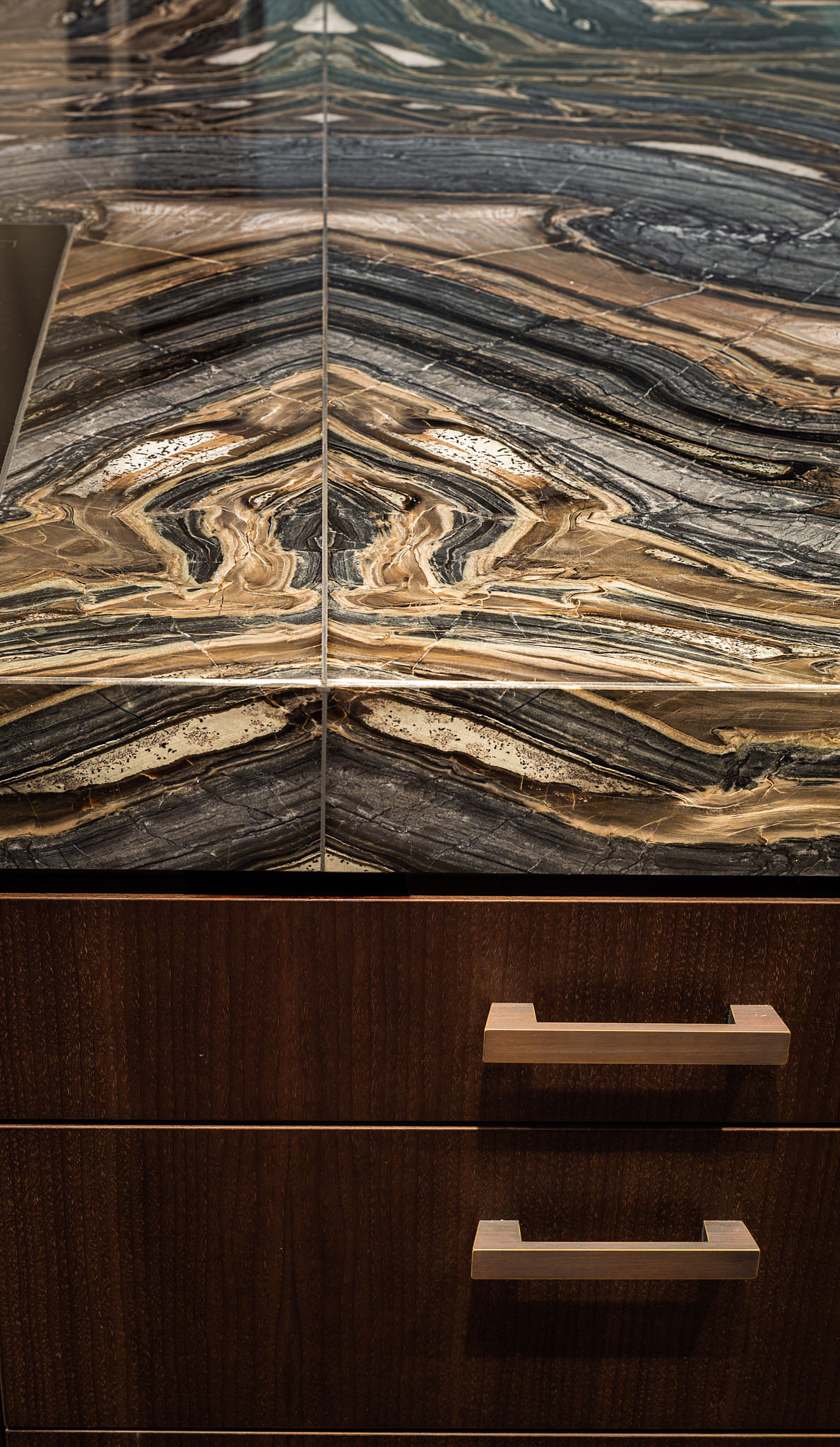 Villa P — Natural stone kitchen