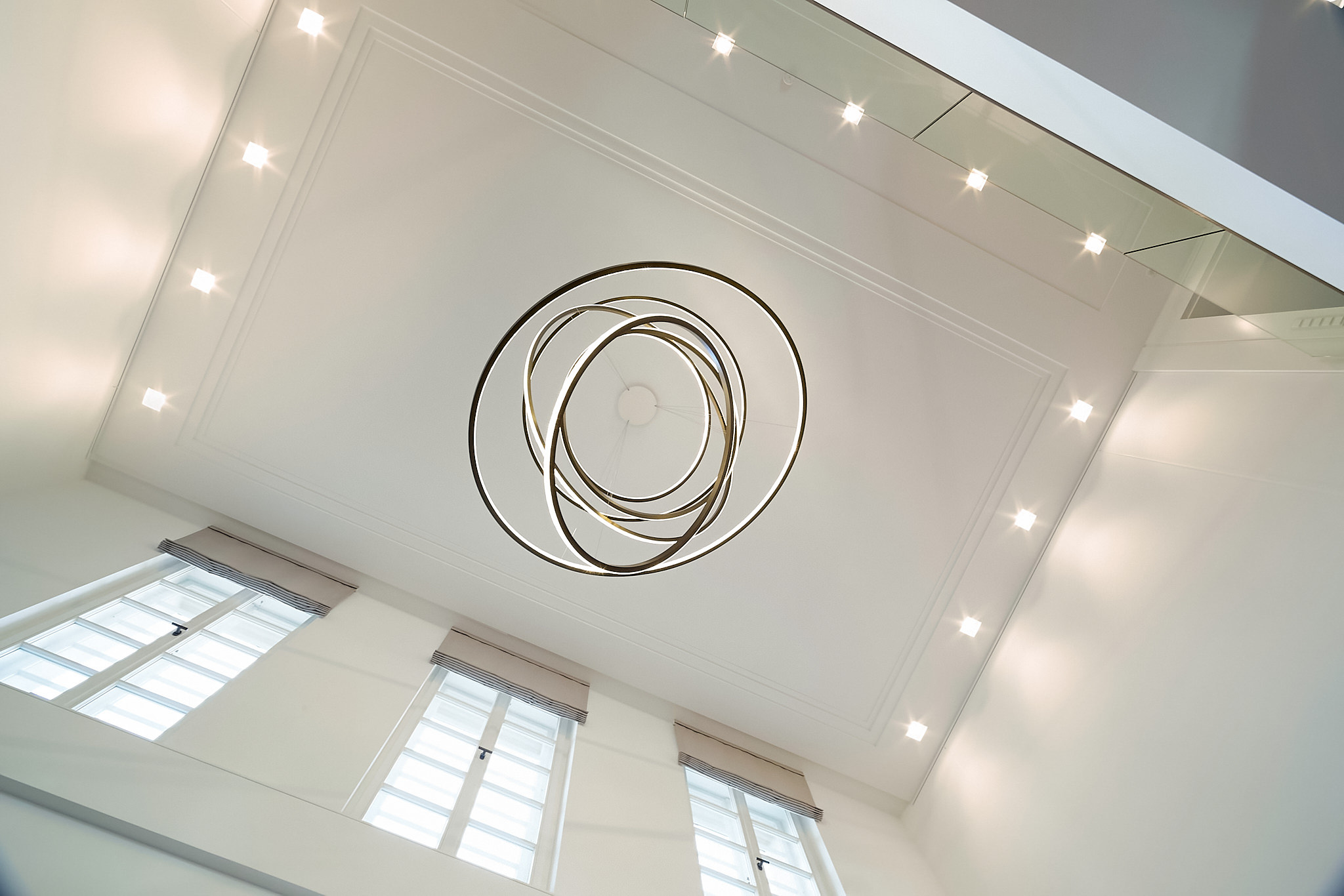 Villa M — Ceiling ring chandelier