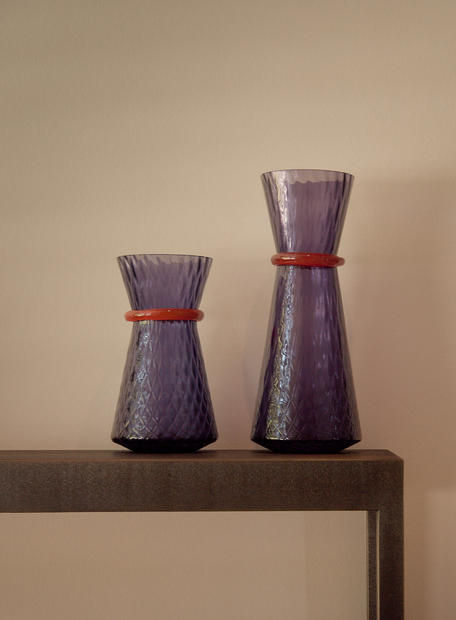 Villa W — Murano glass vases